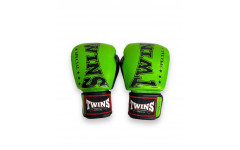 Боксерские перчатки TWINS Special BGVL3-2TA green black 16 oz