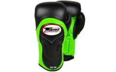 Боксерские перчатки Twins Special BGVL6 green black 10 oz Боксерские перчатки Twins Special BGVL6 green black 10 oz