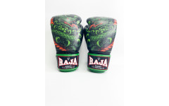 Боксерские перчатки Raja Snake Green 14 oz