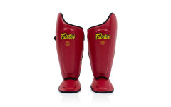 Защита голени Fairtex SP8 red M