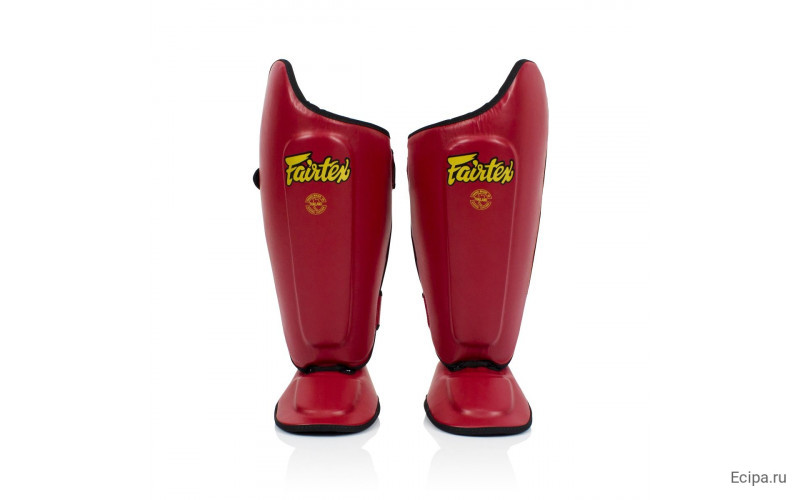 Защита голени Fairtex SP8 red M