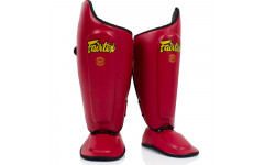 Защита голени Fairtex SP8 red XL