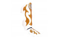 Защита голени Top King TKSGEM-01 Empower Creativity white-gold - XL
