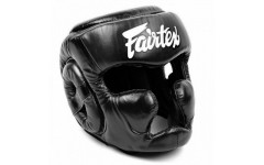 Шлем Fairtex HG13 black (Lace Up) L