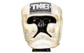 Боксерский шлем Top King Gold / White Snake Edition Head Guard M