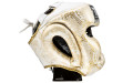 Боксерский шлем Top King Gold / White Snake Edition Head Guard M