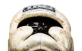 Боксерский шлем Top King Gold / White Snake Edition Head Guard M