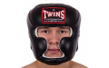 Защитный боксерский шлем Twins HGL6 black XL
