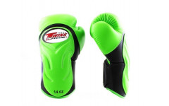 Боксерские перчатки BGVL6 black-green 14 oz Боксерские перчатки BGVL6 black-green 14 oz