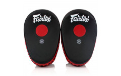 Лапы боксерские Fairtex FMV13 black red