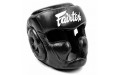 Шлем Fairtex HG13 black (Lace Up) M