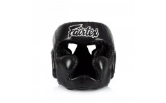 Шлем Fairtex HG13 black (Lace Up) M