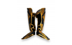 Защита голени Twins Special FSGL10-49 black gold - M
