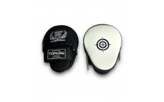 Средние боксёрские лапы Top King TKFMS white black