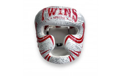 Шлем боксерский Twins Special FHGL3-TW5 white red L