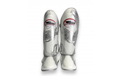 Защита голени Twins Special FSGL10-49 white silver - S Защита голени Twins Special FSGL10-49 white silver - S