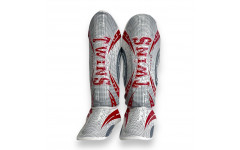 Защита голени Twins Special FSGL10-TW5 white red L Защита голени Twins Special FSGL10-TW5 white red L