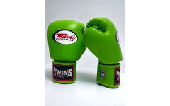 Боксерские перчатки Twins Special BGVL3 green neon 12 oz