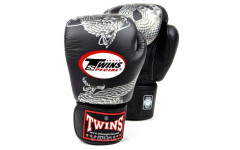 Боксерские перчатки Twins FBGVL3-23 black silver 10 oz