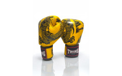 Боксерские перчатки Twins Special FBGVL3-49 yellow black 10 oz