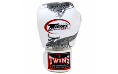 Боксерские перчатки Twins FBGVL3-23 white silver 10 oz