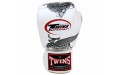 Боксерские перчатки Twins FBGVL3-23 white silver 14 oz