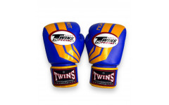 Боксерские перчатки Twins FBGVL3-43 blue yellow 10 oz