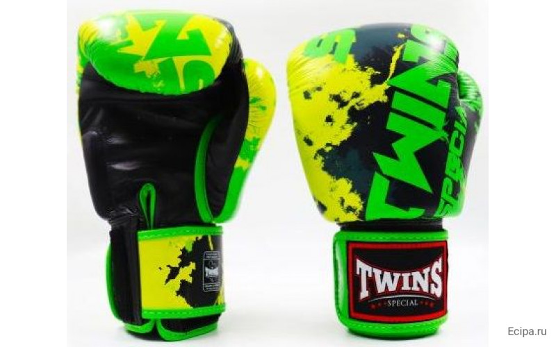 Боксерские перчатки Twins FBGVL3-61 green 10 oz