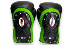 Боксерские перчатки Twins Special BGVL6 MK green black 10 oz