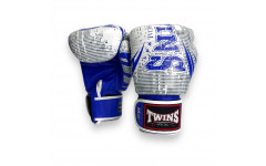 Боксёрские перчатки FBGVL3-TW5 white blue 14 oz Боксёрские перчатки FBGVL3-TW5 white blue 14 oz