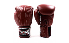 Боксерские перчатки Twins Special BGVL14 Dark Brown 14 oz Боксерские перчатки Twins Special BGVL14 Dark Brown 14 oz