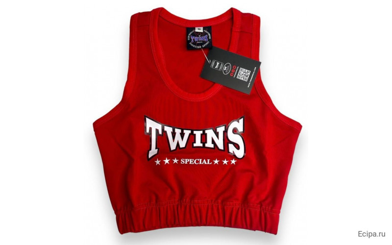 Женский Топ для тайского бокса Twins Special TSB-3 red L