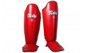 Защита голени Fairtex SP5 red S